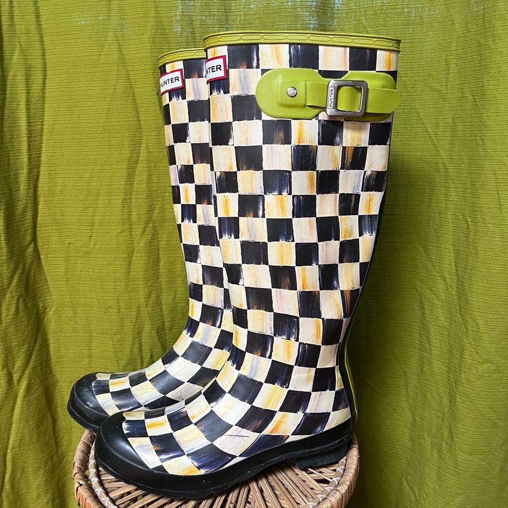 Hunter x Mackenzie Childs Rain Boots